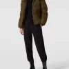 Pieces Steppjacke Mit Kapuze – Olivgrün 17