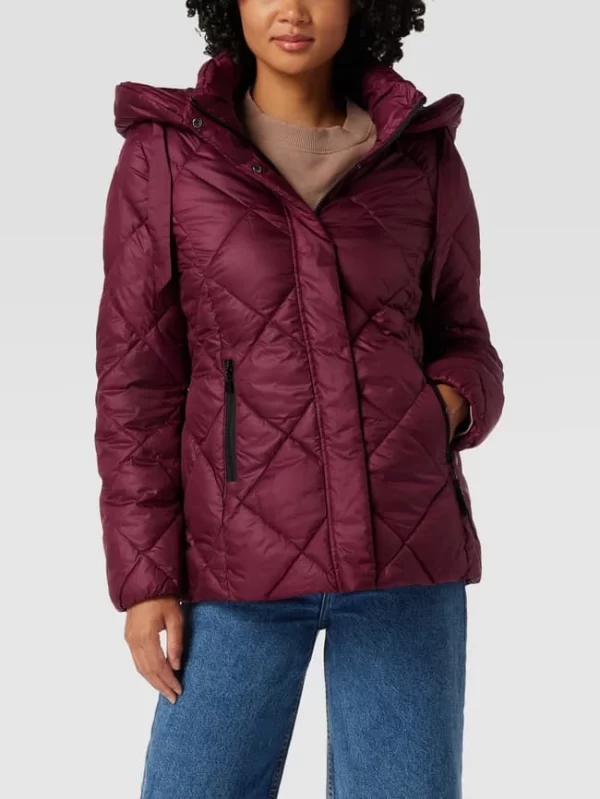 Gerry Weber Edition Steppjacke Mit Reißverschlusstaschen – Bordeaux Rot 5