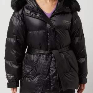 Miss Sixty Daunenjacke Mit Kunstfell – Schwarz 14