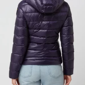 Blauer Usa Daunenjacke Mit Kapuze – Marineblau 15