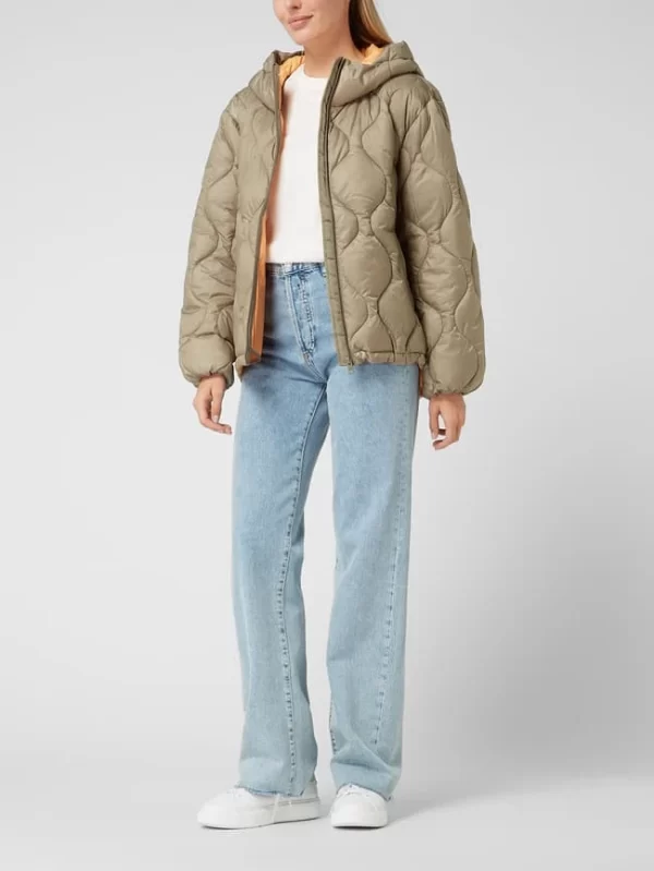 Esprit Steppjacke Mit Kapuze – Wasserabweisend – Khaki 1