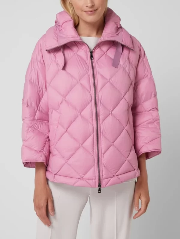 Windsor Daunenjacke Mit Kapuze – Rosa 5