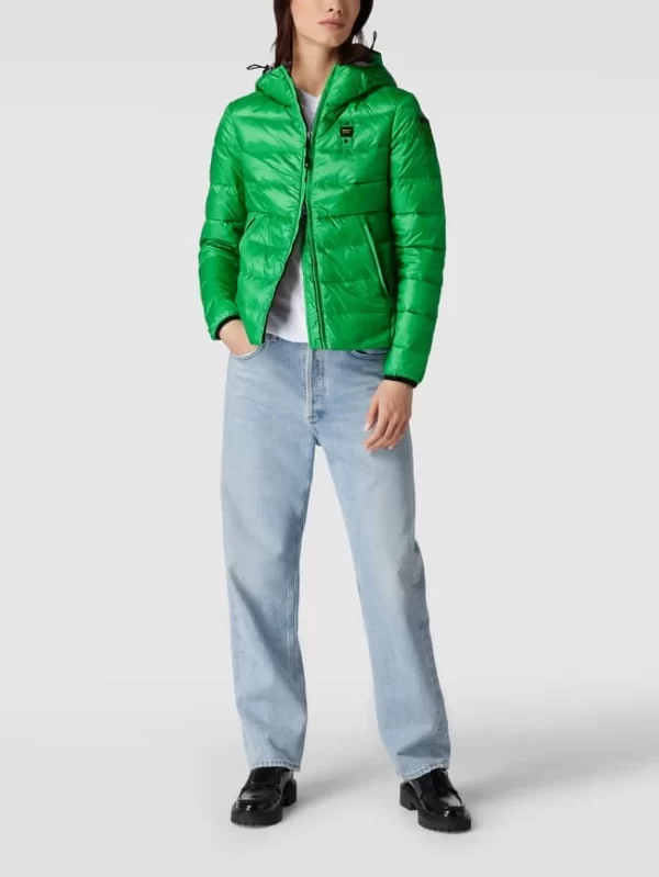 Blauer Usa Daunenjacke Mit Kapuze – Grün 1