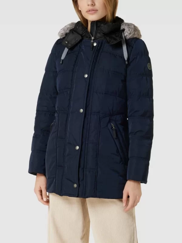 Gil Bret Steppjacke Mit Abnehmbarer Kapuze – Marineblau 5