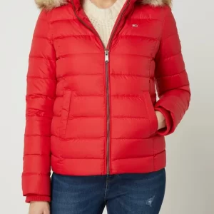 Tommy Jeans Daunenjacke Mit Webpelz – Rot 14