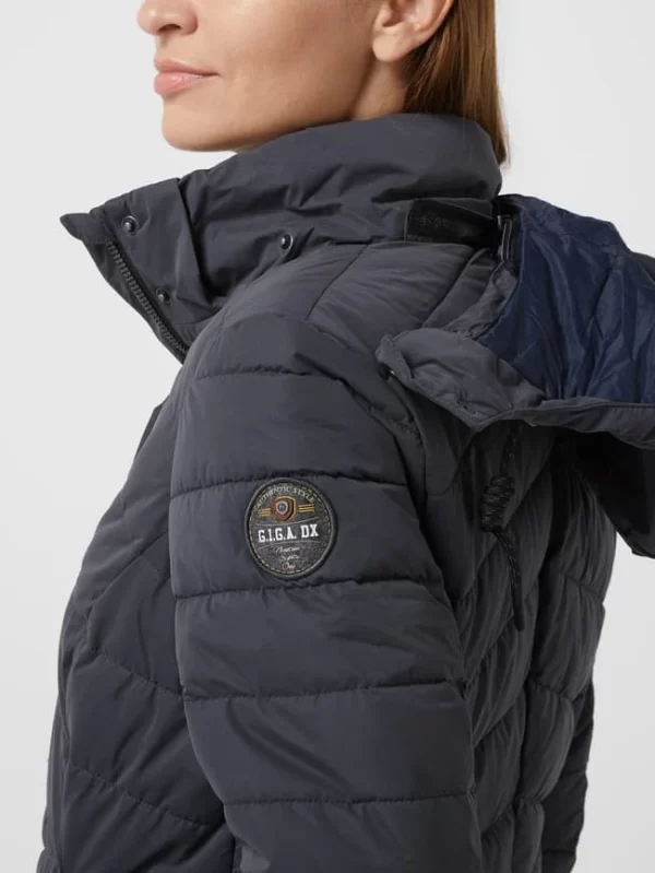G.I.G.A. DX Steppjacke Mit Abnehmbarer Kapuze – Marineblau 4