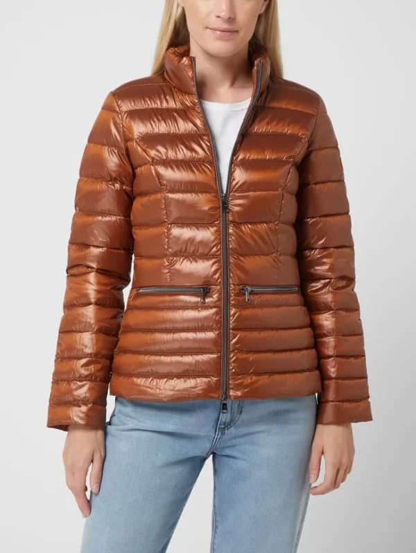 Beaumont Amsterdam Light-Daunenjacke Mit Stehkragen – Mittelbraun 5