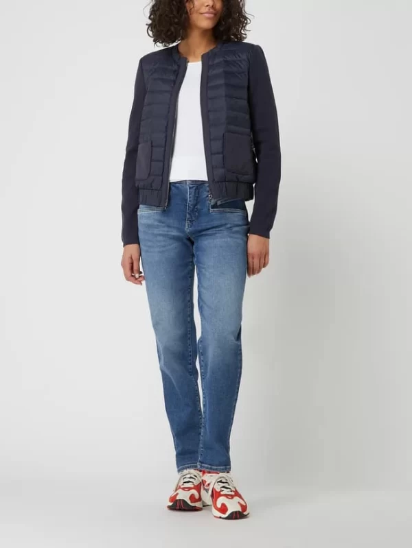 S.Oliver BLACK LABEL Daunenjacke Mit Stehkragen – Marineblau 1