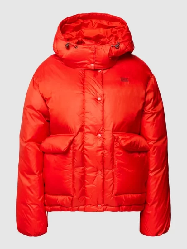 Levi’s® Daunenjacke Mit Label-Stitching Modell ‘LUNA’ – Rot 3
