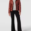Blauer Usa Daunenjacke Mit Kapuze – Rostrot 17