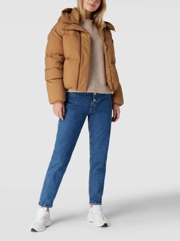 Tommy Hilfiger Daunenjacke In Stepp-Optik – Camel 1