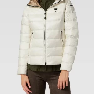 Blauer Usa Daunenjacke Mit Kapuze – Offwhite 13