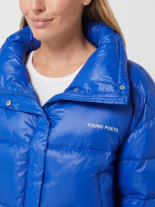 YOUNG POETS SOCIETY Daunenjacke Mit überschnittenen Schultern Modell ‘Mayla’ – Royalblau 4